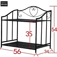 INPHIC-鐵藝微波爐架子 落地置物架多層烤箱架 多功能廚房收納層架_S00262C