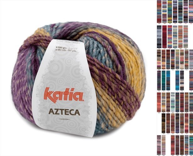 毛線圍巾材料包 KATIA 艾卡漸層毛線 AZTECA ☆彩暄手工坊☆