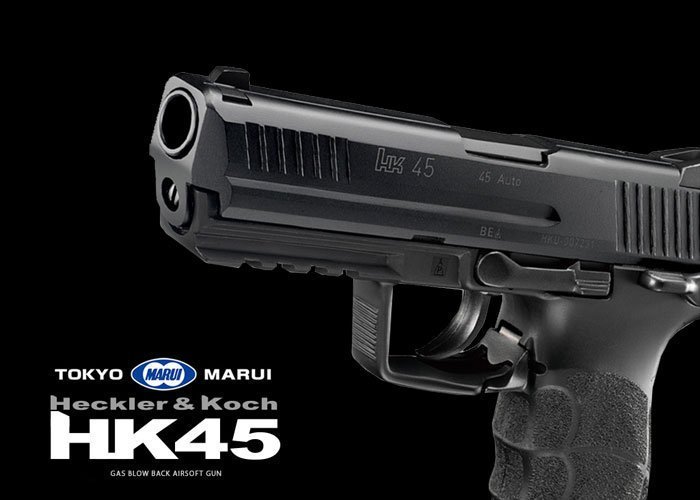 JHS（（金和勝生存遊戲專賣））日本製MARUI HK45 瓦斯手槍4579 | Yahoo