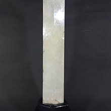 [銀九藝] 天然 骨幹白水晶柱 含座~53.5公分 淨重~6.3公斤 大水晶柱
