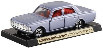 TOMICA多美40周年紀念復刻小汽車TOYOTA CROEN SUPER DELUXE(灰 