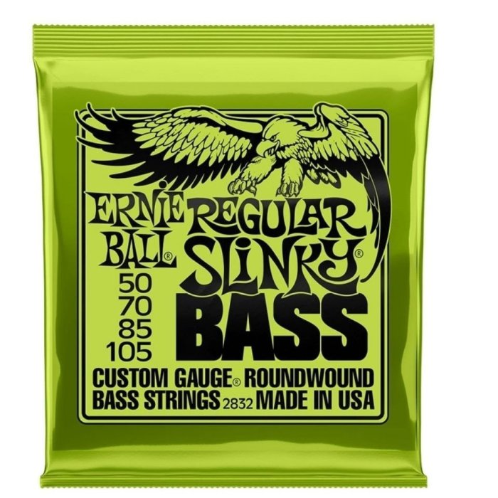 Ernie Ball 4/5弦 四/五弦EB鎳鋼電貝司套弦貝斯弦BASS琴弦國產-主推款