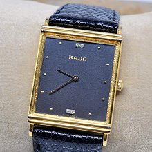 《寶萊精品》RADO 雷達表金黑方長型石英女子錶