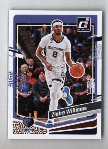 2023-24 Donruss #55 Ziaire Williams Memphis Grizzlies