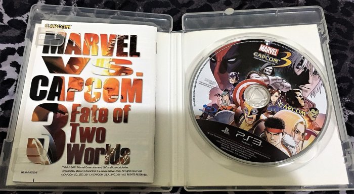 幸運小兔 PS3 Marvel vs Capcom 3 兩個世界的命運 快打旋風 美國英雄 漫威 卡普空 日