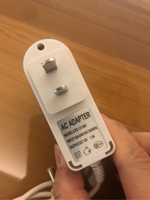 二手良品 充電器 轉接器 Power Adapter AC 100-240V 50/60Hz 1.5A 12V 白色