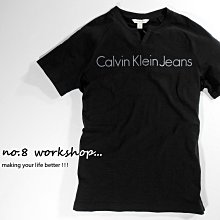 ☆【CK男生館】☆【Calvin Klein LOGO印圖短袖T恤】☆【CK001U5】(S-M)