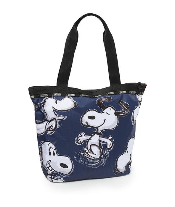 預購 美國 Lesportsac 各品項代購中 Snoopy Fun 藍色迷糊史努比 聯名限量款 肩背包 托特包