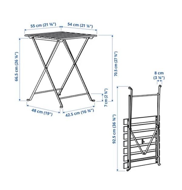 ☆創意生活精品☆IKEA  TARNO  戶外餐桌 此商品需要組裝 [體積較大一個包裹上限2只]