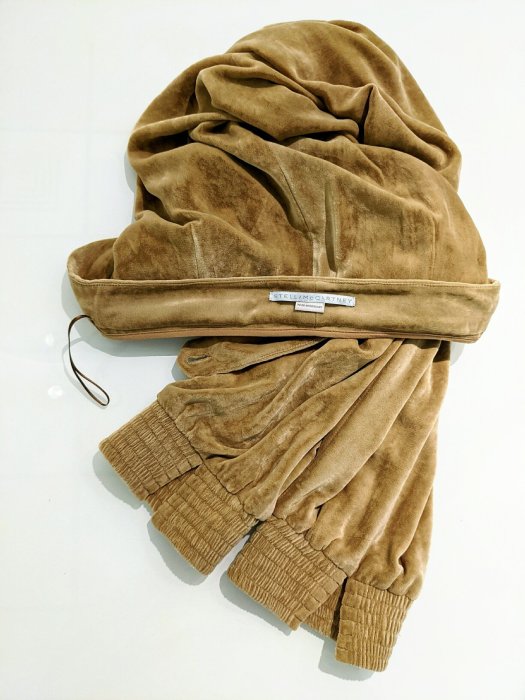 [ RAiNDANiEL ] STELLA McCARTNEY 英國時尚品牌 超柔感絲絨 焦糖奶茶 哈倫造型縮口褲
