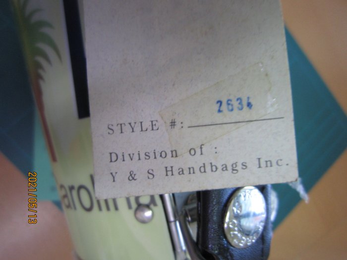 #換新收藏#~手提包~異國風情~金屬~沒使用過~完整~Y & S HANDBAGS~SOUTH CAROLINA~