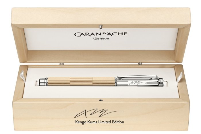 瑞士卡達 Caran d'Ache 限量千鳥格檜木鋼筆