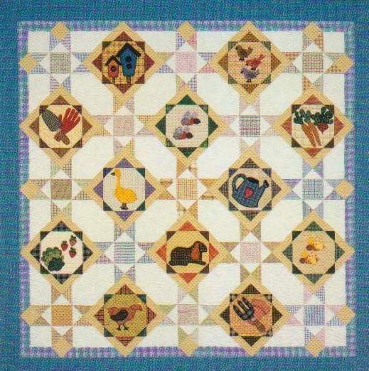 【傑美屋-縫紉之家】美國拼布書籍~Two-Block Applique Quilts 貼花拼布被子 #3071