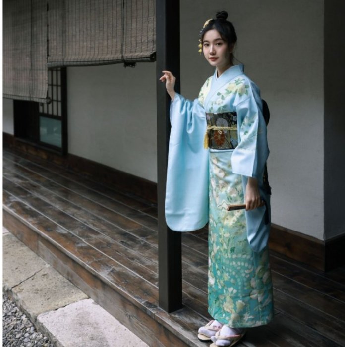 09和風日本和服攝影復古小振袖改良和服美拍
