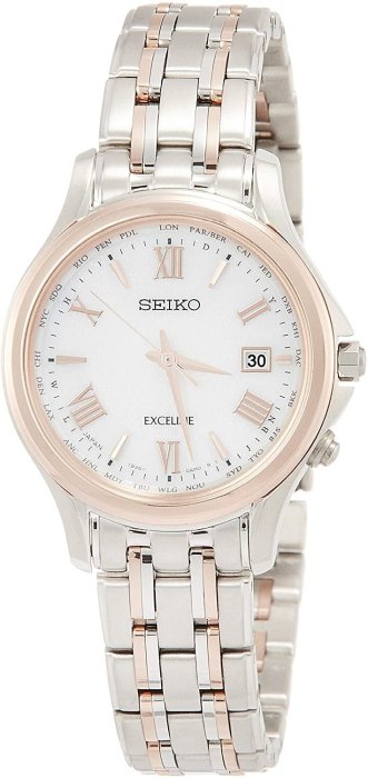 日本正版 SEIKO 精工 EXCELINE SWCW162 女錶 手錶 電波錶 太陽能充電 日本代購