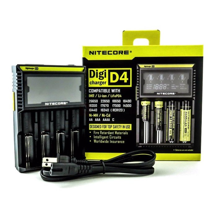 NITECORE D4充電器搭8顆CR123A充電電池組合ARLO對應| Yahoo奇摩拍賣