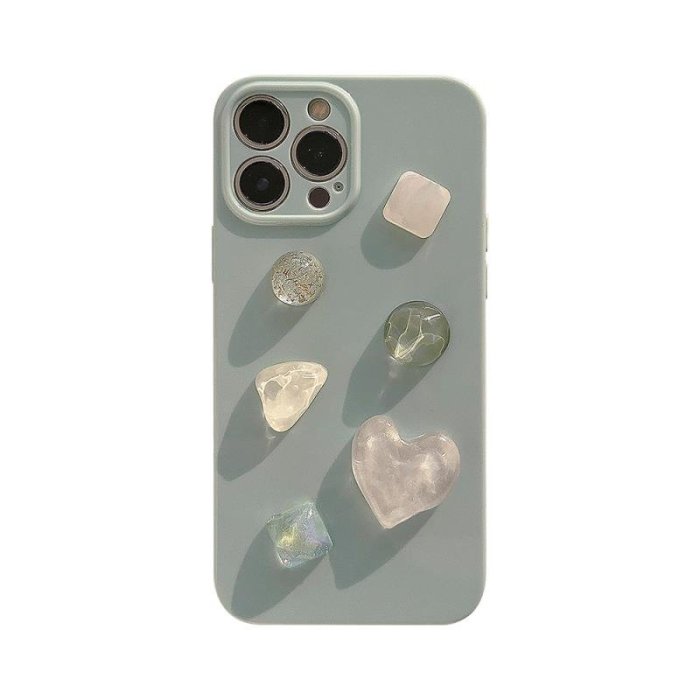 手機殼小眾高級感立體寶石適用iPhone11手機殼蘋果14promax新款13代發12