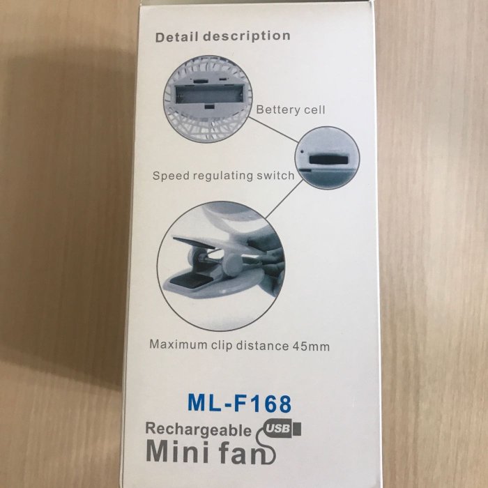 迷你風扇  mini fan usb 可夾式