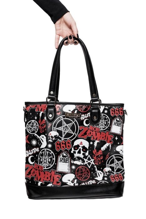 【丹】KS_Mrs Zombie Tote Bag 紅色 骷顱頭 殭屍 側背包 手提包 肩背包