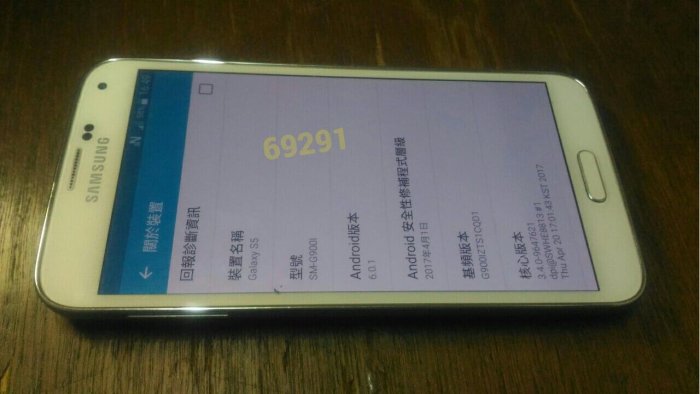 售價788元~三星4G手機~安卓6.0.1有指紋辨識功能，三星手機，二手手機，手機空機，SAMSUNG~三星GALAXY S5手機~5.1吋功能正常