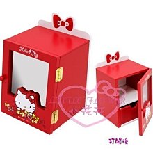 ♥小花花日本精品♥ Hello Kitty凱蒂貓斜鏡收納盒 置物盒 飾品收納盒 化妝收納桌上鏡 12009701