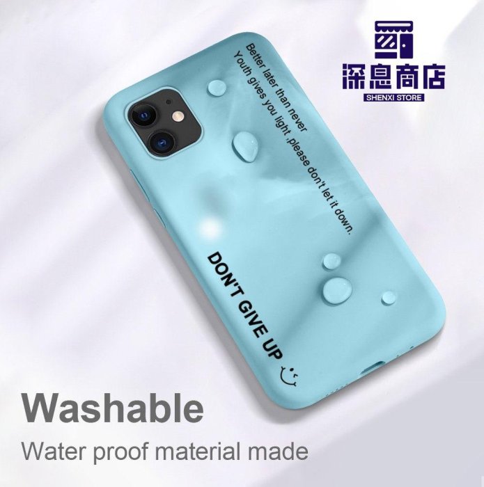 小米手機殼小米 Poco F3 Redmi K40 / K40 Pro 軟液體矽膠套全覆蓋防震個性化標語標籤保護手機殼, 適用於【深息商店】