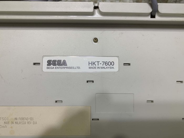 土城可面交現貨稀少 SEGA Dreamcast HKT-7600 鍵盤 狀況良好 DC鍵盤 DC配件