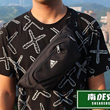 南◇現 ADIDAS EC WAIST BACK BAG 黑 白 腰包 運動背包 斜背 隨身包 AJ4230