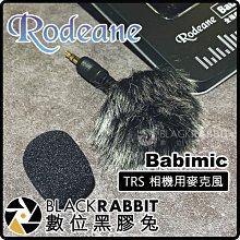 數位黑膠兔【 Rodeane 樂笛 Babimic TRS 相機用麥克風 含兔毛 】 採訪 錄音 收音 vlog 直播