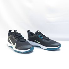 NIKE OMNI MULTI-COURT 大童 室內 多功能運動鞋 DM9027003 黑x藍綠【iSport愛運動】