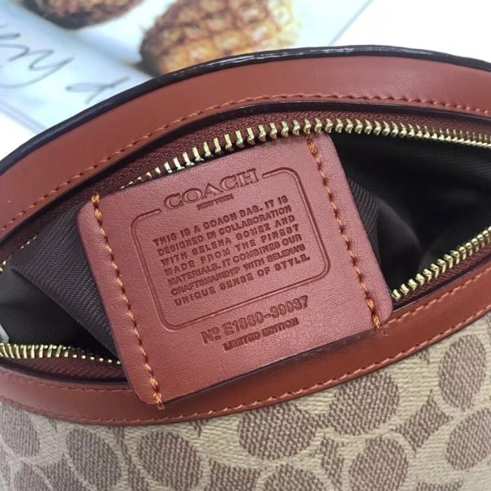 琪琪OUTLET代購 COACH 39937 新款復古拼色女士Selena Balt Bag腰包 胸包斜挎包 附代購憑證