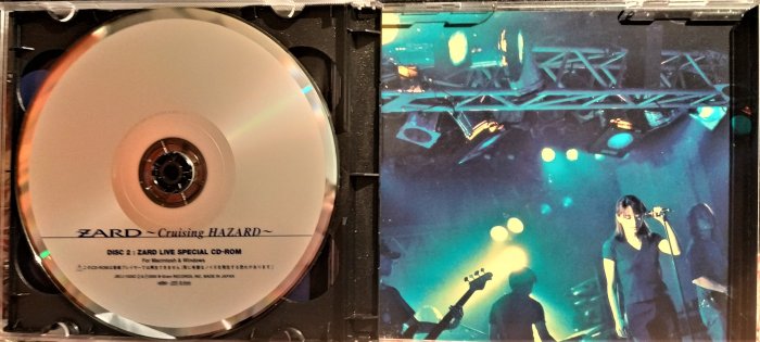 ZARD --- Cruising & Live～完全生產限定盤ライヴCD ~ 2CD - 日版已絕版, CD實體如圖