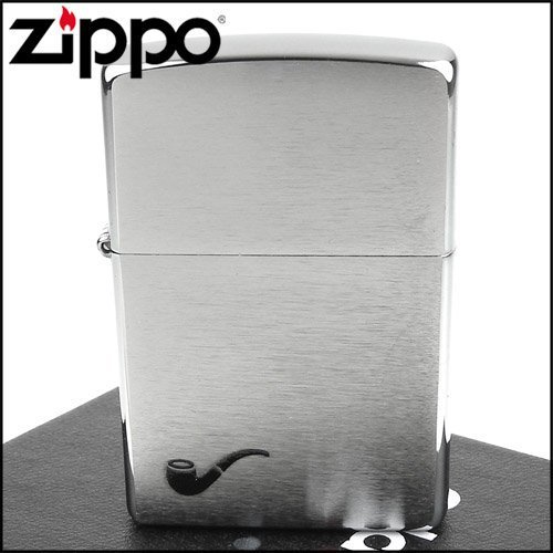 ☆哈洛德小舖☆【ZIPPO】美系~Pipe Lighter~煙斗用打火機~拉絲打磨電鍍鉻款NO.200PL