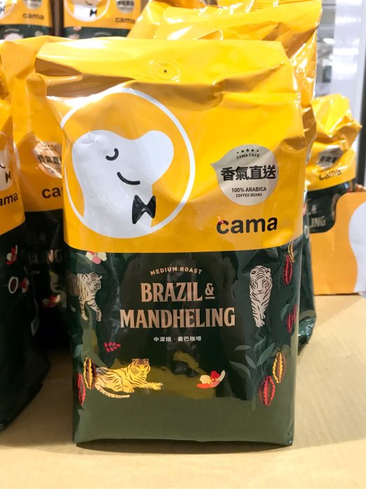 Costco好市多 CAMA CAFE 中深培曼巴咖啡豆 908g