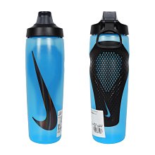 NIKE REFUEL BOTTLE 瓶蓋擠壓水壺 24 OZ(慢跑 登山 單車 「N100766842024」≡排汗專家≡