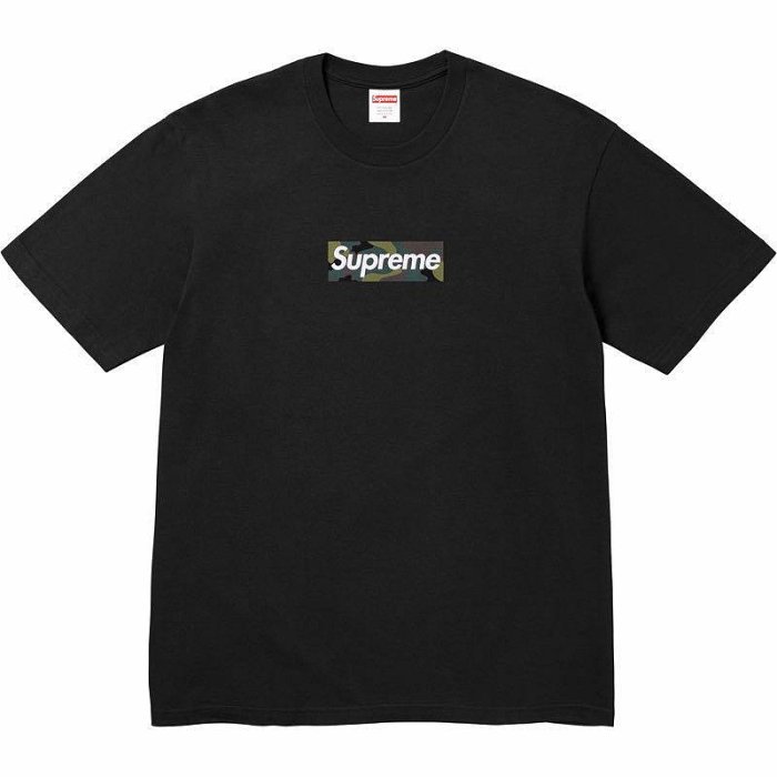 SUPREME BOX LOGO TEE 黑色 短袖