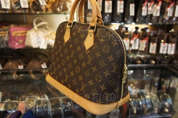 二手旗艦LOUIS VUITTON LV M51130 經典字紋Alma手提包(中友店) 22801