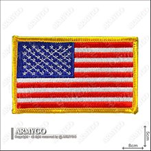 【ARMYGO】美國國旗(彩色黃邊朝左版)