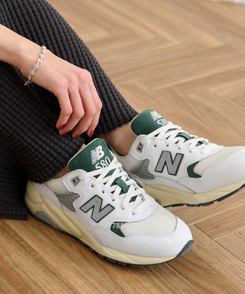 在庫特価New Balance MT580 RCA WHITE/GREEN 27.5cm 靴