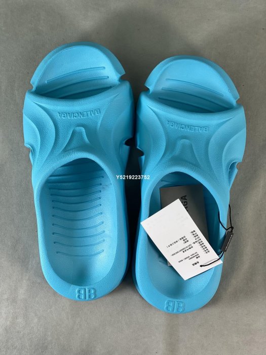 BALENCIAGA Mold Thong Sandals藍色沙灘涉水百搭簡約休鞋男女鞋