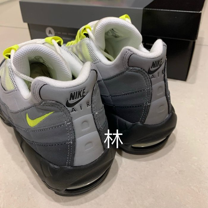 全新 Nike Air Max 95 OG Neon Yellow 螢光綠 灰黑綠 漸層 2020版本 木村拓哉