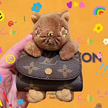 LV M01561 cute cat pouch Earphone Case 可愛貓咪耳機盒 現貨