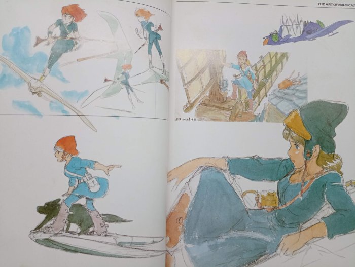 【月界2S】THE ART OF NAUSICAA－日本原版風之谷設定集（1984/7）_宮崎駿_德間書店〖畫冊〗DGL