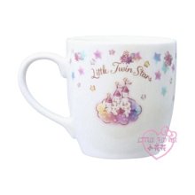 ♥小花花日本精品♥LITTLE TWIN STAR 雙子星 45週年紀念陶瓷馬克杯~2