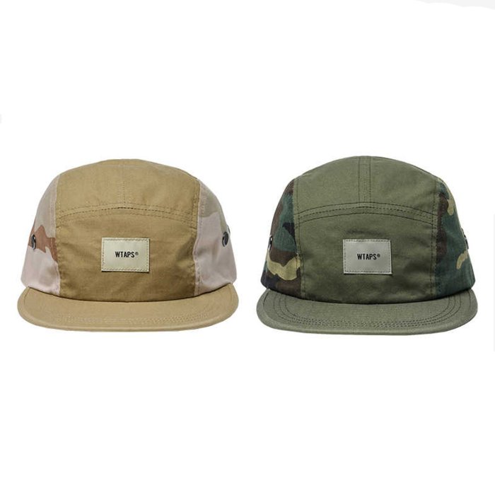 希望商店】WTAPS T-5 01/CAP/COTTON.WEATHER.RIPSTOP 21AW 迷彩拼接五