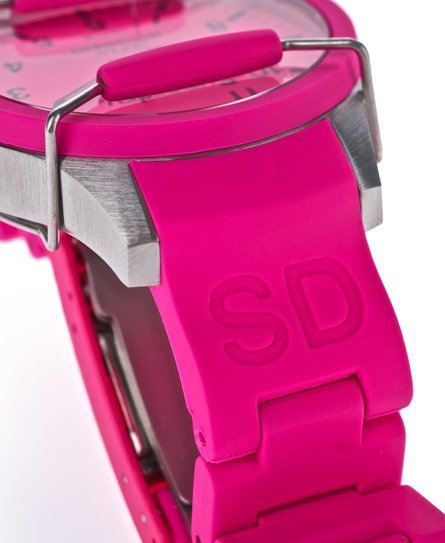 極度乾燥 Superdry Scuba Midi Watch 手錶 不繡鋼 防水 運動 日本石英機芯 附盒 粉紅 現貨