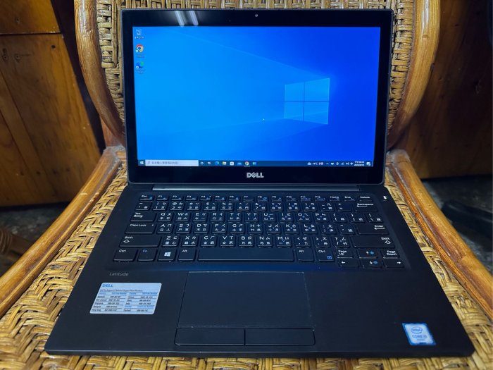 二手13吋戴爾觸控筆電 DELL  E7280 i5-6300U M.2 SSD250GB   RAM 8G附電源供應器