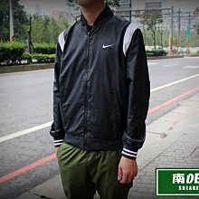 南◇現 NIKE PLAYERS JACKET 雙面穿 立領 風衣 棒球外套727742-010 黑白