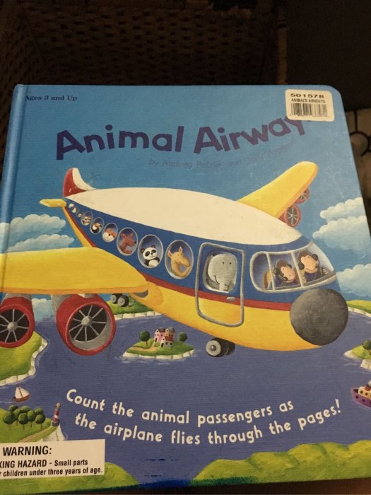 Animal Airways 交通工具立體飛機繪本