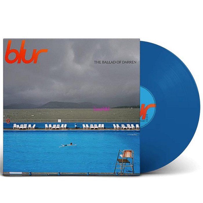 現貨 Blur The Ballad of Darren 限量藍膠LP 黑膠唱片-樂樂